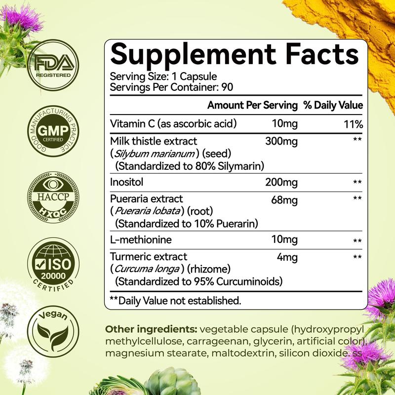 Readora Milk Thistle Liver Detox & Colon Cleanse