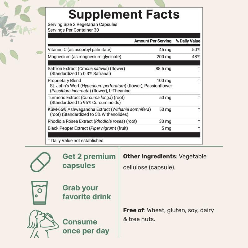 Saffron+ Advanced Veggie Capsules